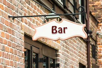 Naklejka premium Schild 275 - Bar