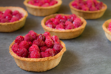 TARTELETTES FRAMBOISES HEALTHY SAIN 