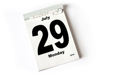 29. July 2019
