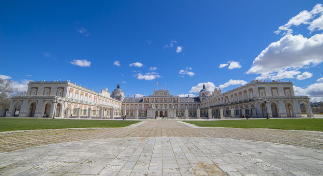 Royal Palace Of Aranjuez. Community Of Madrid, Spain. It Is A Residence Of The King Of Spain Open To The Public