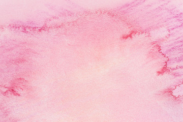 abstract watercolor background in pink