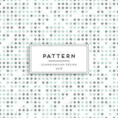 Scandinavian floral seamless pattern