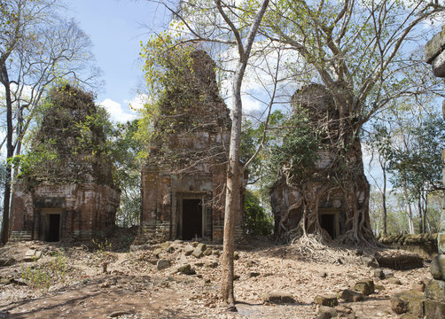 Prasat Chrap ruin, Koh Ker temple complex, Cambodia