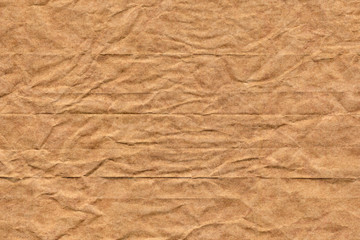 Brown Recycle Kraft Paper Crushed Crumpled Coarse Grunge Texture