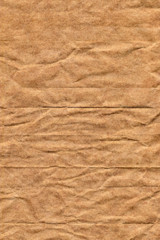 Brown Recycle Kraft Paper Crushed Crumpled Coarse Grunge Texture