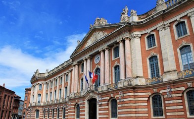 Fototapeta na wymiar Capitole of Toulouse, Haute Garonne, Occitanie region, France
