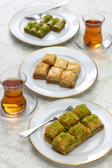 turkish baklava & tea