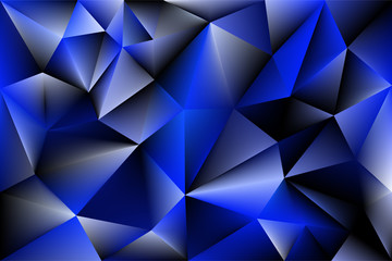 Geometric Background - Vector Pattern blue with a gradient.