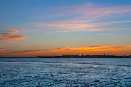 Istanbul, Turkey, 6 July 2006: Sunset of The Istanbul