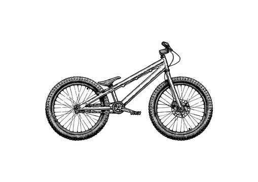 Fototapeta Trial bike, Stock