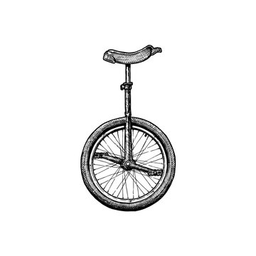 Illustration Of Unicycle