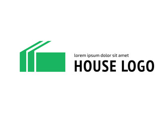Logo design abstract house vector template