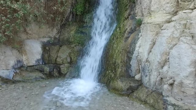 Ein Gedi Lower Waterfall Tall