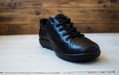 black casual shoes