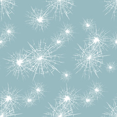 Broken glass. Vector drawing