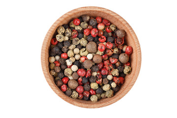 round colorful pepper isolated