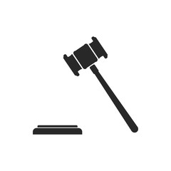 Justice hummer icon. Vector.