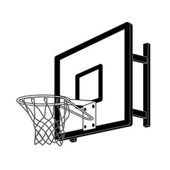 Basketball ring vector illustration.