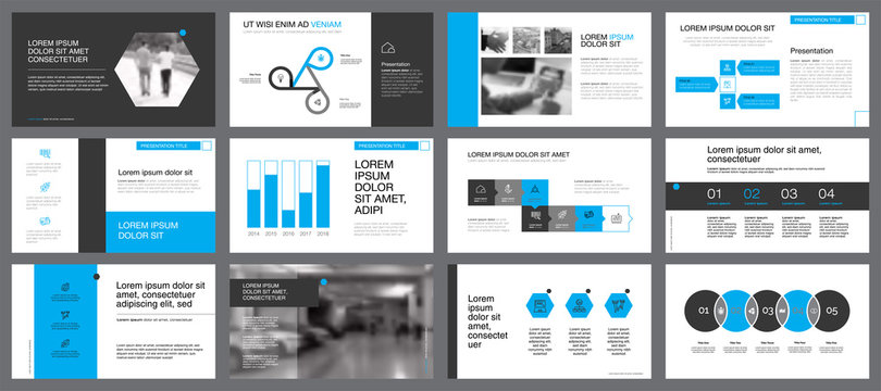 Twelve Strategy Slide Templates Set