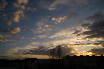 Sunset. Slovakia