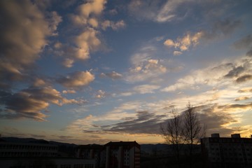 Sunset. Slovakia