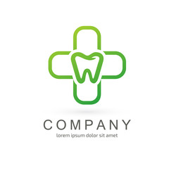 Logo design stomatology vector template.