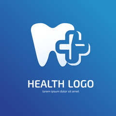 Logo design stomatology vector template.