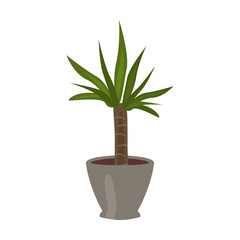 Home flower flat icon