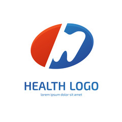 Logo design stomatology vector template.