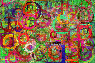 Conceptual background shape for design or texture. Pattern, random, canvas, drawing & decoration.