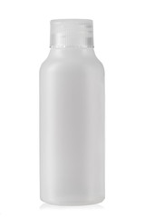 white plastic bottle