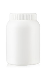 white plastic can