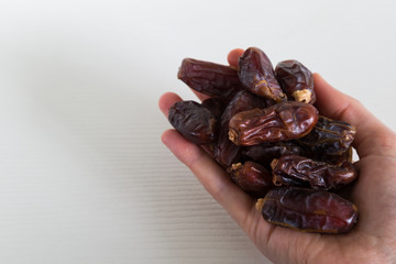 Date fruit. Ramadan concept. date market.