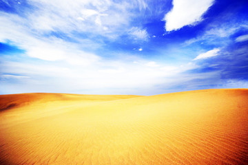 Sand Desert in Tottori,  Japan