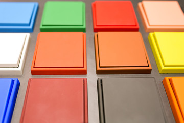 Multi-colored electrical switches