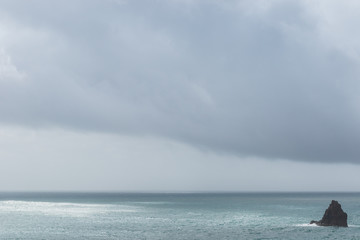Seascape of turbulent waves