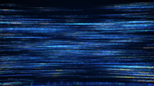 Digital Matrix of Software developer code loop