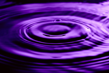 Abstract image of water ripples on nice purple ultraviolet colored background