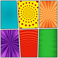 Comic book page template