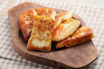 Roasted halloumi cheese