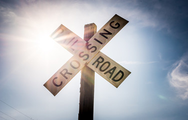 Railroad Crossing Sign 