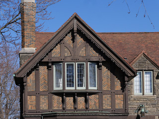 Medieval style gable