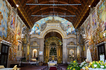 Amazing church with portuguese azulejo in Valega, Owar, Portugal