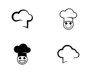 hat chef logo template