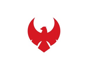Falcon Eagle Bird Logo Template