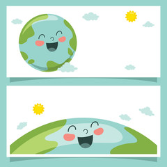Vector Illustration Of Earth Day
