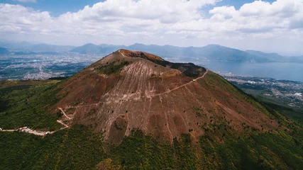 Foto op Canvas Vesuvius volcano from the air © jul14ka