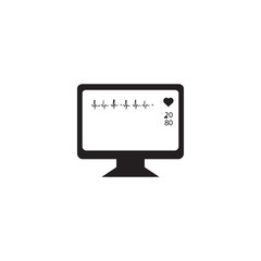 monitor icon. sign design