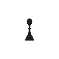 chess figure icon. sign design