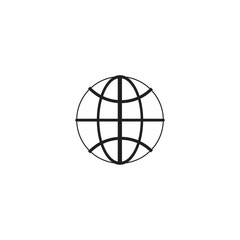 globe icon. sign design